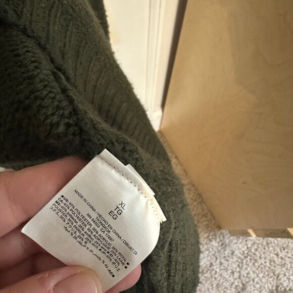 | OLD NAVY | Green Open Long Cardigan - Picture 7 of 7